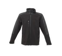 Regatta Hydroforce Mens 3-Layer Waterproof Softshell Jacket | Black/Navy | S-3XL