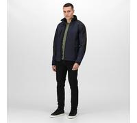 Regatta Softshell Jacket – Hydroforce 3-Layer Membrane Hooded, Waterproof – Men's Navy/Black