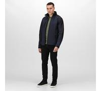 Regatta Hydroforce navy/black men's waterproof breathable hooded softshell