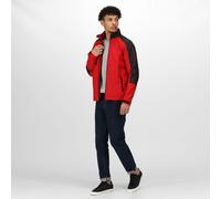 Regatta Men's Hydroforce 3 Layer Membrane Softshell Jacket, Multicoloured (Classic Red/Black), Small (Manufacturer Size:S)