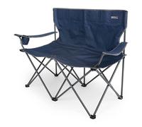 Regatta Isla Double Chair Folding Seat for 2 Strong Padded Drinks Holders