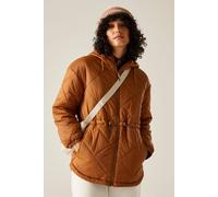 Regatta Ivey Water-Repellent Insulating Baffled Jacket In Orange Orange 14