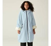 Regatta Kids Waterproof Changing Robe Pro Fur Hood Warm Fleeced Lined Oversized Coat