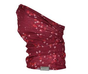 Regatta K Print Multitube Kids Printed Multitube Lightweight Knitted Strech And Win Resistant Fabric Headwear - Beetroot, Sgl