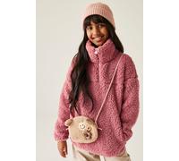 Regatta Kaliza Half Zip Fleece in Pink | Size: 9-10 Years Regatta Pink 9-10 Years