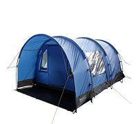Regatta Karuna Family Camping Tunnel Tent - Nautical Grey/Laser Blue, 4 Person