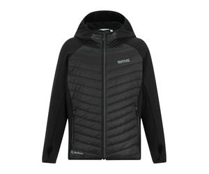 Regatta Kids Andreson Hybrid Padded Jacket - Black/Seal Grey - 13 Years - Black/Seal Grey - 100% Mixed