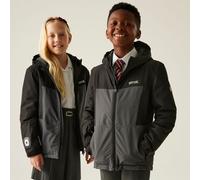 Regatta Kids' Beamz Waterproof Reflective Insulated Jacket 3-4yrs Black