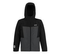 Regatta Kids Beamz Insulated Waterproof Jacket - Black/Seal Grey - 15-16 Years - Black/Seal Grey - 100% Polyester