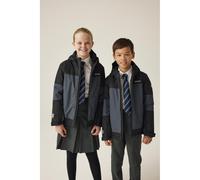 Regatta Kid Beamz IV Waterproof Jacket: Seal Grey/Black: 3-4 Years Siz