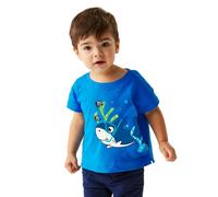 Regatta Kids Bubbles The Shark T-Shirt - Hawaiian Blue - 2-3 Years - Hawaiian Blue - 100% Mixed