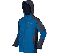 Regatta Breathable Toddlers Blue and Grey Colourblock Calderdale II Waterproof Jacket, Size: 3-4 Years