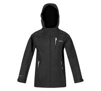 Regatta Kids Calderdale II Waterproof Jacket - Black - Black - 15-16 Years - 100% Polyester