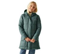 Regatta Embrie Longline Water-Repellent Padded Jacket in Green | Size: 9-10 Years Regatta Green 9-10 Years