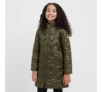 Regatta Kids' Cambrie Long Line Quilted Jacket, Green 5-6Y