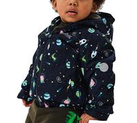 (12-18M, Navy) Regatta Kids Childrens Peppa Pig Muddy Puddles Padded Waterproof Jacket Coat