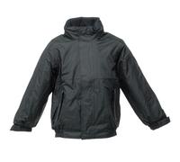 Regatta Kids/Childrens Waterproof Windproof Dover Jacket - Black/Ash - 7-8 - Black/Ash