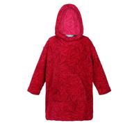 Regatta Kids Cosy Zebra Print Poncho - Pink Potion - 3-5 Years - Pink Potion - 100% Polyester