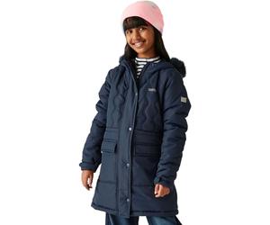 Regatta Kids Fabrizia II Quilted Jacket Water Repellent Reflective Trims Insulated Winter Coat