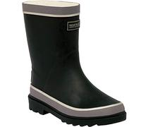 Regatta Kids Waterproof Foxfire Reflective Wellies Black, Size: UK 6 - Sale
