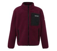 Regatta Kids Frankie Full Zip Fleece Jacket - Dark Pimento - 5-6 Years - Dark Pimento - 100% Polyester