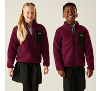 Regatta Kids Frankie Full Zip Warm Fleece Borg Insulated Winter Layer Jacket Top