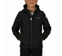 Regatta Kids Helfa Insulated Hooded Jacket - Black