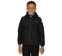 Regatta Kids Helfa Insulated Hooded Jacket: Black: 7-8 Years Size: 7-8
