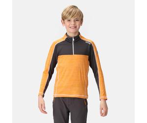Regatta Kids Hewley Fleece Half Zip Stretch Jumper Good Wicking