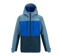 Regatta Kids Highton Monochrome Waterproof Jacket - China Blue/Olympian Blue/Night Sky - 11-12 Years - China Blue/Olympian Blue/Night Sky - 100% Mixed