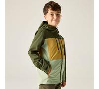 Regatta Kids’ Highton Shell Jacket Green, Size: 6-7 Years