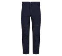 Regatta Kids Water-repellent Highton Stretch Zip Off Walking Trousers Navy, Size: 13yrs