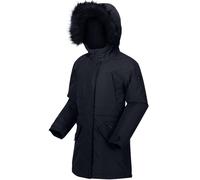 Regatta Kids Honoria Waterproof Insulated Fur Trimmed Hooded Parka Jacket - Navy