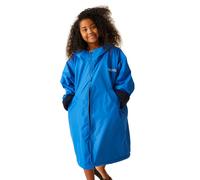 Regatta Kids Junior Waterproof Changing Robe, Borg Lined Changing Robe with Hood - Perfect for Outdoor Water Activities