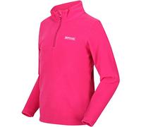 Regatta Kids Hot Shot II 1/2 Zip Fleece - Pink Fusion- 7-8Yrs