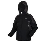 Regatta Kids Hurdle IV Waterproof Insulated Jacket - Black Ash - 11-12 Yrs