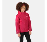 Regatta Kids Lightweight Hurdle V Waterproof Jacket Berry Pink Pink Potion, Size: 11-12 Years