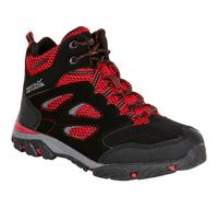 Regatta Kids Breathable Holcombe Waterproof Mid Walking Boots Black Pepper, Size: UK2