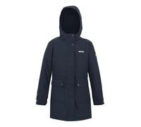 Regatta Kids Jacket Valenta - Hooded Waterproof Insulated Reflective - Navy 9-10 yrs