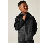 Regatta Kids Kielder Hybrid Xi Padded Jacket, Black, Size 5-6 Years Black