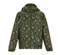 Regatta Kids Lever II Line Camo Waterproof Jacket - Light Sage - 7-8 Years - Light Sage - 100% Mixed