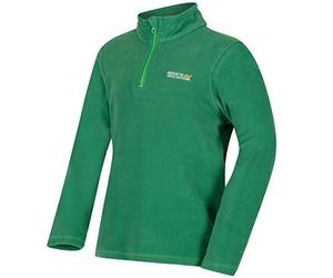 Regatta Kids' Loco Half Zip Fleece Green