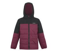 Regatta Kids Lofthouse Insulated Jacket - Black/Dark Pimento - 10-11 Years - Black/Dark Pimento - 100% Polyester