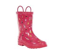 Regatta Kids Minnow Wellies Cotton Lined Rubber Wellington Boots Durable
