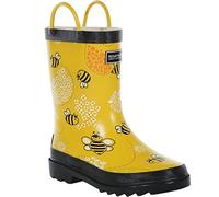 Regatta Kids Minnow Printed Wellies - Maize Yellow Bee - 11K UK