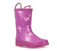 Regatta Kids Minnow Wellies Cotton Lined Rubber Wellington Boots Durable