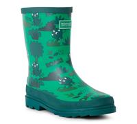 Regatta Children's Mudplay II Wellingtons in Green, Size 12, Vulcanised Rubber/TECFOAM/Rubber | Charlies