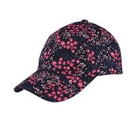 Regatta Kids' Navy Floral Cotton Cap (Cuyler III, Unisex, One-Size, Adjustable, Lightweight, Halloween, Christmas)