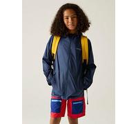Regatta Kids Pack-it III & Waterproof Jacket, Dark Blue, Size 7-8 Years Dark Blue