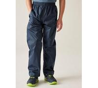 Regatta Kids Pack-it Waterproof Over-trousers, Dark Blue, Size 3-4 Years Dark Blue